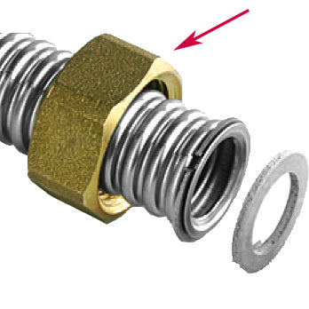 DADO PER TUBO INOX DN25 x 1"¼