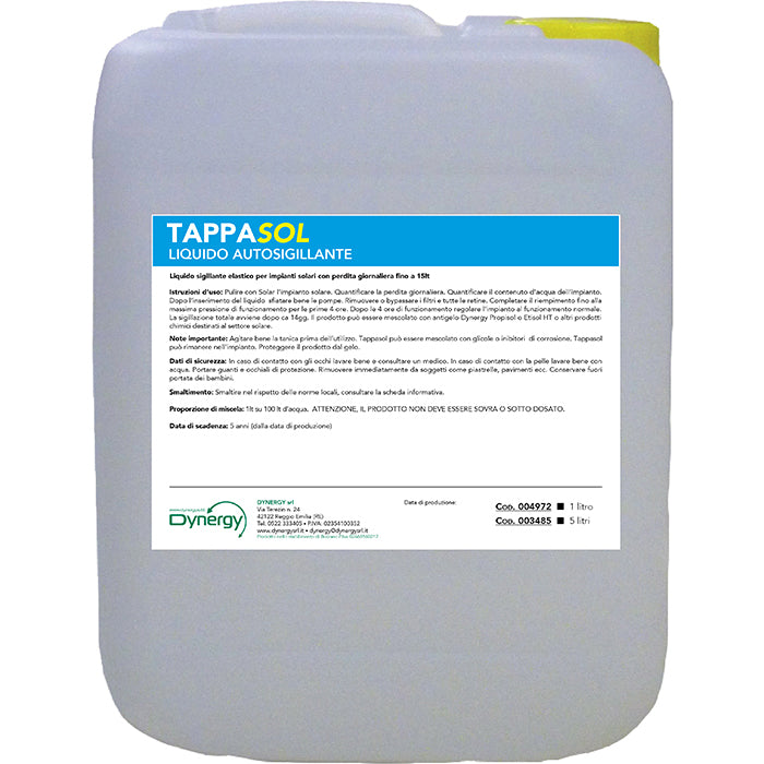 TAPPASOL - SIGILLANTE PER IMPIANTI SOLARI 5 litri