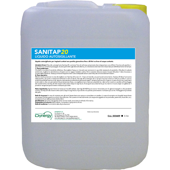 SANITAP 20 - SIGILLANTE PER IMPIANTI DI RISCALDAMENTO 5 litri