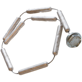 ANODO A CATENA 1"½ ø21 mm L=8 x 130 mm