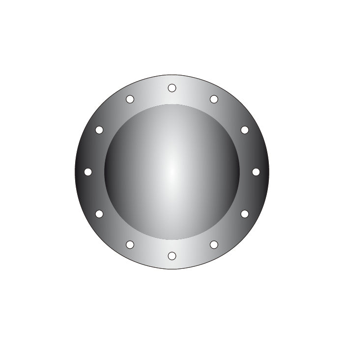 PIASTRA CIECA ø312 mm VETRIFICATA