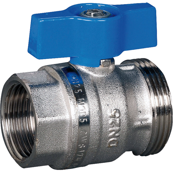 VALVOLA SFERA 1"¼ ROSSA SENZA BOCCHETTONI