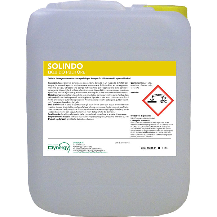 SOLINDO - LIQUIDO DETERGENTE 5 litri