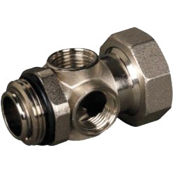 RACCORDO INTERMEDIO CON BOCCHETTONI 1"¼F x 1"M + 3 ATTACCHI ½"