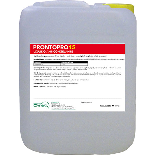 PRONTOPRO 15 - LIQUIDO ANTIGELO 25 Kg