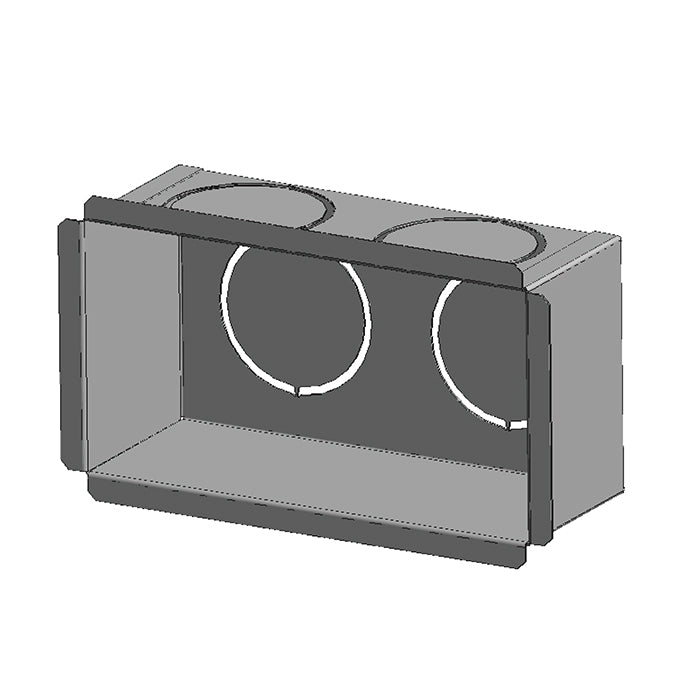 KLIMALINE PLENUM PER BOCCHETTA VMC 2 x 75