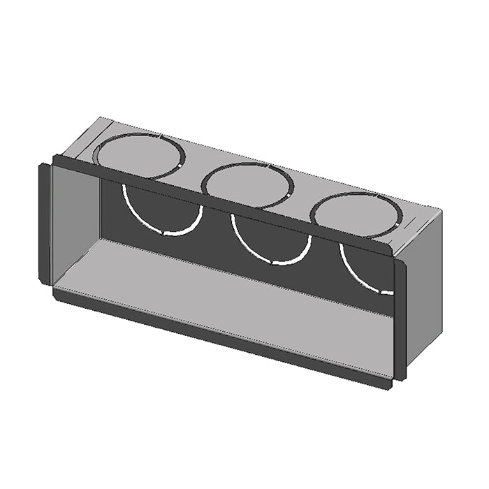 KLIMALINE PLENUM PER BOCCHETTA VMC 3 x 75